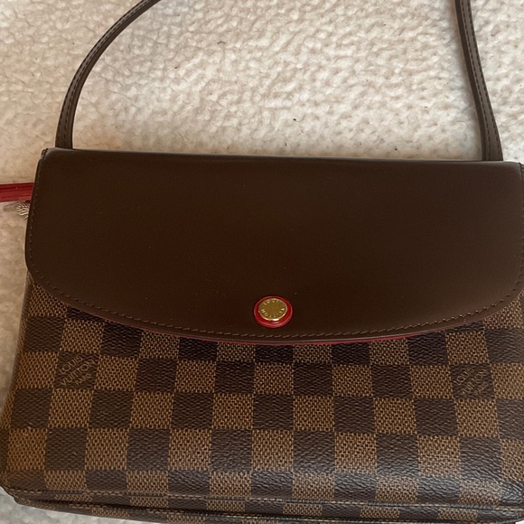 Louis Vuitton Brown Checkered Crossbody Bag - Picture 2 of 13